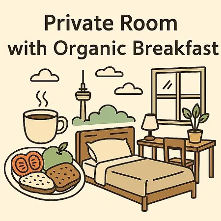 Private With Organic Breakfast Near Hannover Messe Niederdorla